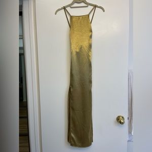 Green Silk Topshop Dress